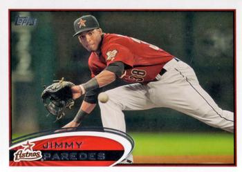 2012 Topps Houston Astros #HOU8 Jimmy Paredes Front