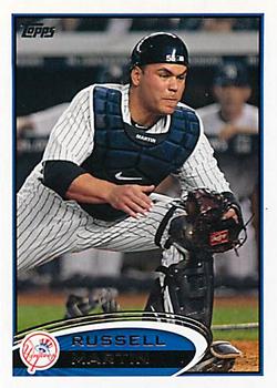 2012 Topps New York Yankees #NYY4 Russell Martin Front