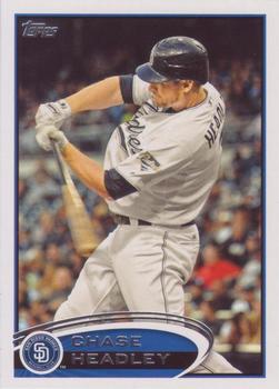 2012 Topps San Diego Padres #SD12 Chase Headley Front