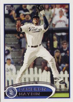 2012 Topps San Diego Padres #SD1 Cameron Maybin Front