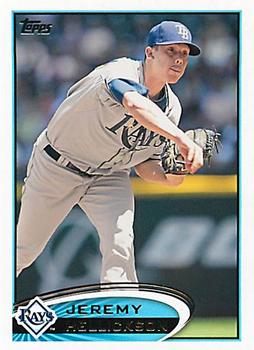 2012 Topps Tampa Bay Rays #TB6 Jeremy Hellickson Front