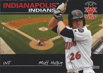 2011 Choice Indianapolis Indians #NNO Matt Hague Front