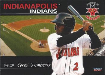 2011 Choice Indianapolis Indians #NNO Corey Wimberly Front