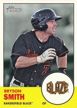 2012 Topps Heritage Minor League #88 Bryson Smith Front