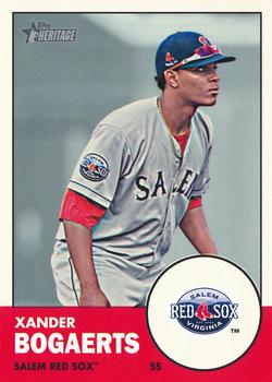 2012 Topps Heritage Minor League #101 Xander Bogaerts Front