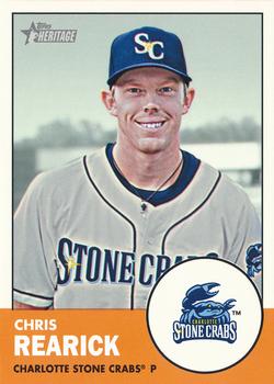 2012 Topps Heritage Minor League #133 Chris Rearick Front
