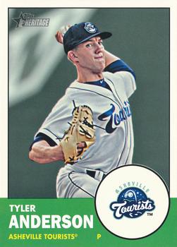 2012 Topps Heritage Minor League #180 Tyler Anderson Front