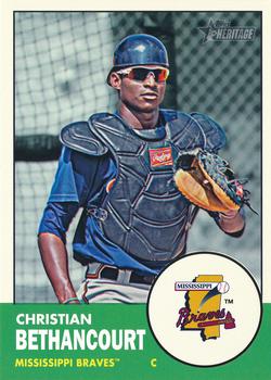2012 Topps Heritage Minor League #201 Christian Bethancourt Front