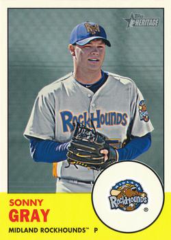 2012 Topps Heritage Minor League #218 Sonny Gray Front