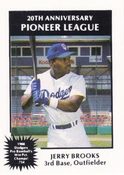 1988 Sport Pro Great Falls Dodgers #11 Jerry Brooks Front