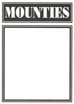 1992 Sport Pro Lethbridge Mounties #30 Blank Card Front