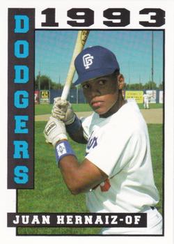 1993 Sport Pro Great Falls Dodgers #2 Juan Hernaiz Front
