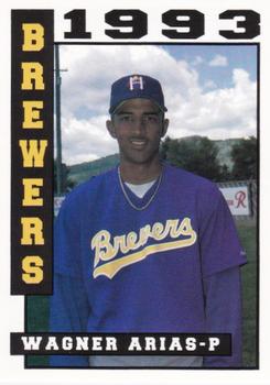 1993 Sport Pro Helena Brewers #6 Wagner Arias Front