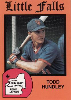 1988 Pucko Little Falls Mets #6 Todd Hundley Front