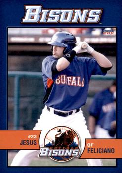 2011 Choice Buffalo Bisons #07 Jesus Feliciano Front