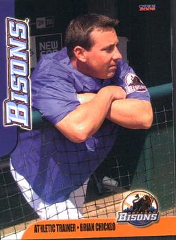 2009 Choice Buffalo Bisons #26 Brian Chicklo Front