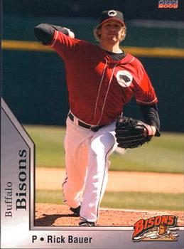 2008 Choice Buffalo Bisons #02 Rick Bauer Front