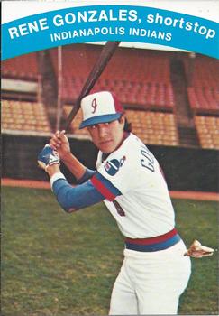 1984 Indianapolis Indians #25 Rene Gonzales Front