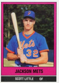 1986 TCMA Jackson Mets #21 Scott Little Front