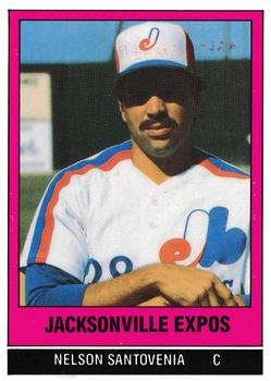 1986 TCMA Jacksonville Expos #8 Nelson Santovenia Front