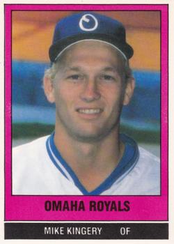 1986 TCMA Omaha Royals #4 Mike Kingery Front
