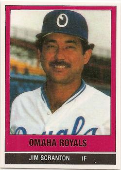 1986 TCMA Omaha Royals #7 Jim Scranton Front