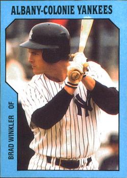 1985 TCMA Albany-Colonie Yankees #22 Brad Winkler Front