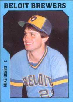 1985 TCMA Beloit Brewers #8 Mike Gobbo Front