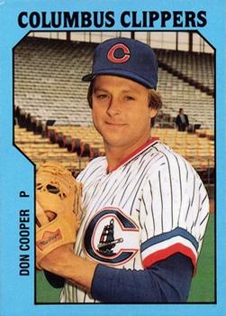 1985 TCMA Columbus Clippers #5 Don Cooper Front