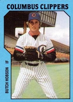 1985 TCMA Columbus Clippers #17 Butch Hobson Front