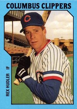 1985 TCMA Columbus Clippers #18 Rex Hudler Front