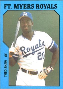 1985 TCMA Ft. Myers Royals #20 Theo Shaw Front