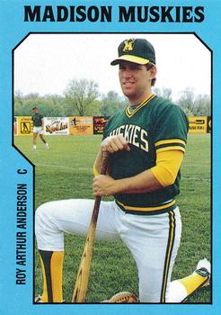 1985 TCMA Madison Muskies #4 Roy Anderson Front