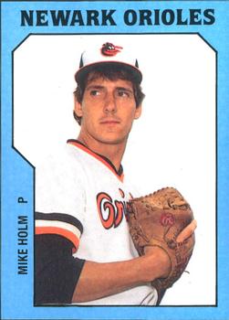 1985 TCMA Newark Orioles #8 Mike Holm Front