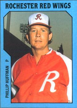 1985 TCMA Rochester Red Wings #17 Phillip Huffman Front