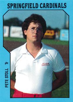 1985 TCMA Springfield Cardinals #23 Pete Stoll Front