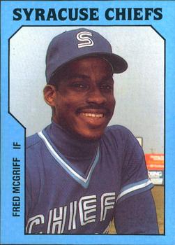 1985 TCMA Syracuse Chiefs #2 Fred McGriff Front