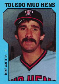 1985 TCMA Toledo Mud Hens #11 Mike Walters Front