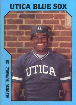 1985 TCMA Utica Blue Sox #15 Alfonso Tavarez Front
