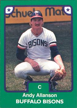 1984 TCMA Buffalo Bisons #7 Andy Allanson Front