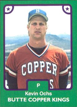 1984 TCMA Butte Copper Kings #19 Kevin Ochs Front
