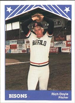 1983 TCMA Buffalo Bisons #3 Rich Doyle Front
