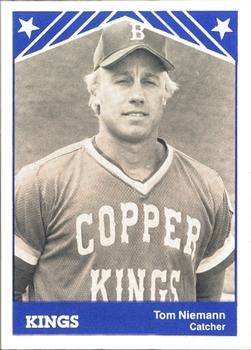 1983 TCMA Butte Copper Kings #14 Tom Niemann Front