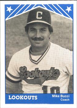 1983 TCMA Chattanooga Lookouts #9 Mike Bucci Front