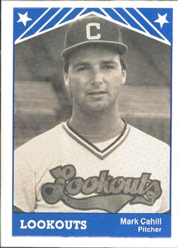 1983 TCMA Chattanooga Lookouts #21 Mark Cahill Front