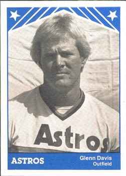 1983 TCMA Columbus Astros #11 Glenn Davis Front