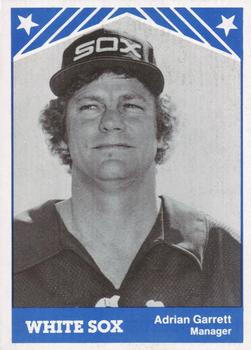 1983 TCMA Glen Falls White Sox #22 Adrian Garrett Front