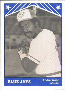1983 TCMA Knoxville Blue Jays #13 Andre Wood Front