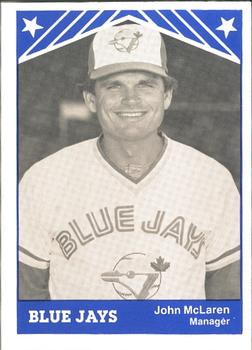 1983 TCMA Knoxville Blue Jays #19 John McLaren Front