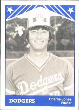 1983 TCMA Vero Beach Dodgers #6 Charlie Jones Front